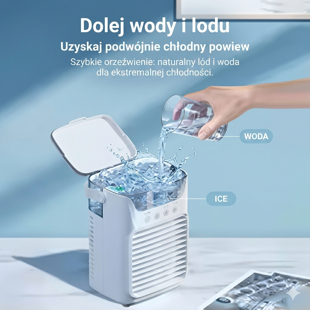 AquaFreeze – Wentylator chłodzący na wodę